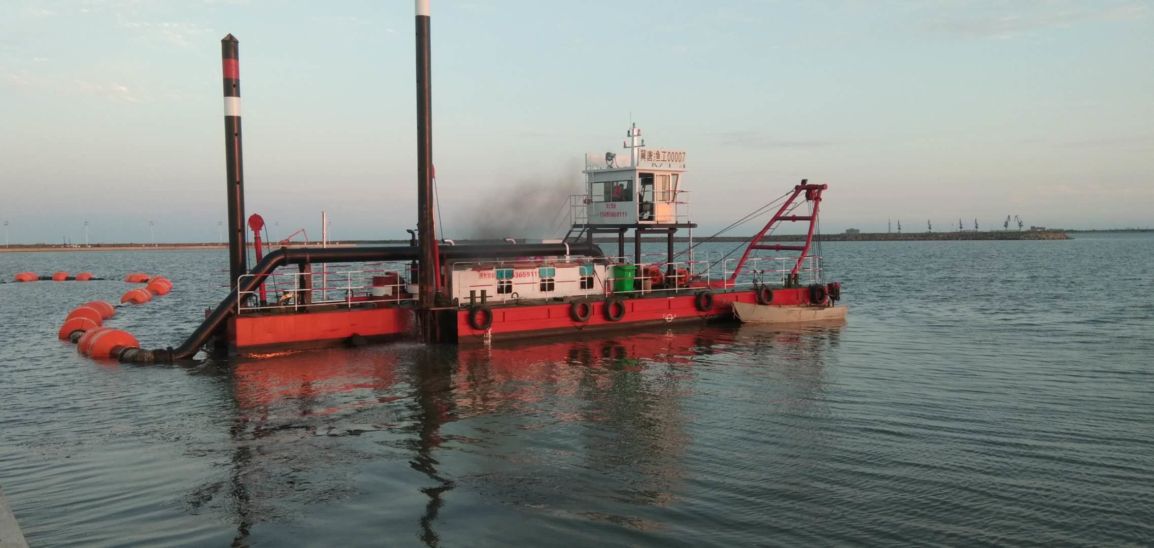 10m 6 Inch River Dredger 7000m3/hr River Sand Dredging Machine