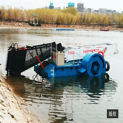 Load 11m3 3000m2/H River Water Cleaning Machine Water Weed Harvester
