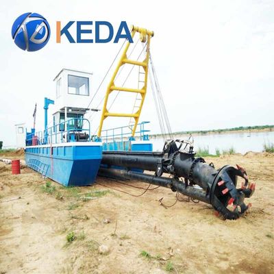 Diesel Engine Draft 1.3m Sand Dredger River Sand Mining machine