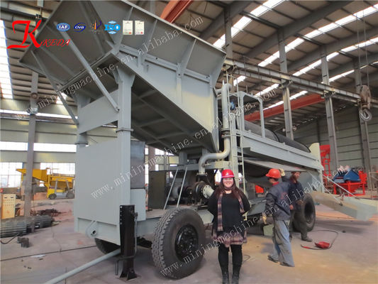 Processing Extraction 90% Gold Trommel Wash Plant From Sand Stones Plant