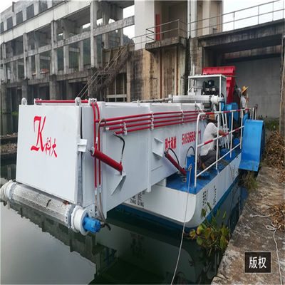Salvage 5000m3 Aquatic Weed Harvesting Machine For Floating Garbage