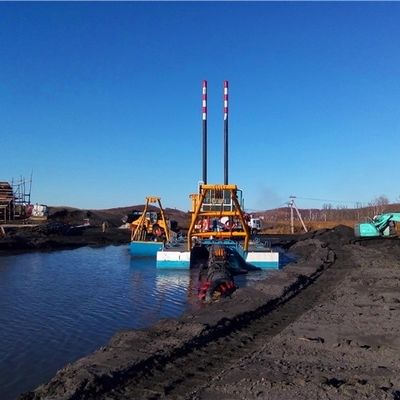 14 Inch 2000m3/H Cutting Suction Dredger 1500 Meters Discharging