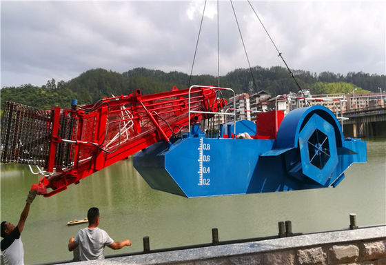 40kw Hydraulic Trash Skimmer Machines Work Boat Salvaging Garbage In The Water