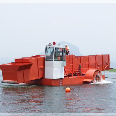 60cbm Aquatic Garbage Transport Barge Boat for Trash Skimmer