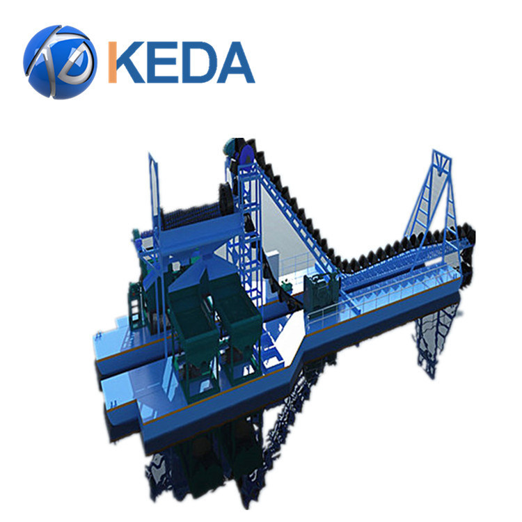 250m3/H Bucket Chain Dredger Pump And Hydraulic Bucket CSD Dredger