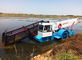 5.5m length, 65KW ,2500m3,Aquatic Weed Harveting Boat With Storage Tipper Body For Water Weed harvester
