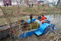 7.5m length, 85KW ,3000m3,Aquatic Weed Harveting Boat With Storage Tipper Body For Water Weed harvester