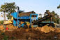 gold and diamond mining equipment gemstone trommel washing plant with long clay scrubber