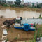 Easy Operation Rubbish Salvage Boat Grass Cutting Harvester Reed Harvester