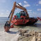 20 Ton Amphibious Floating Pontoon Dredging Excavator for Swamp Buggy
