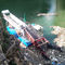 Semi Automatic Aquatic Weed Harvester Trash Skimmer 24kw